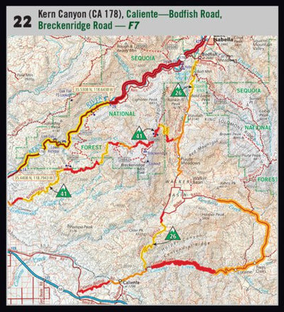 Kern Canyon (CA 178), Caliente-Bodfish Road, Brackenridge Road Preview 1