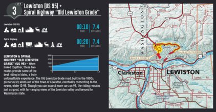 Lewiston (US 95) + Spiral Highway "Old Lewiston Grade" Preview 1