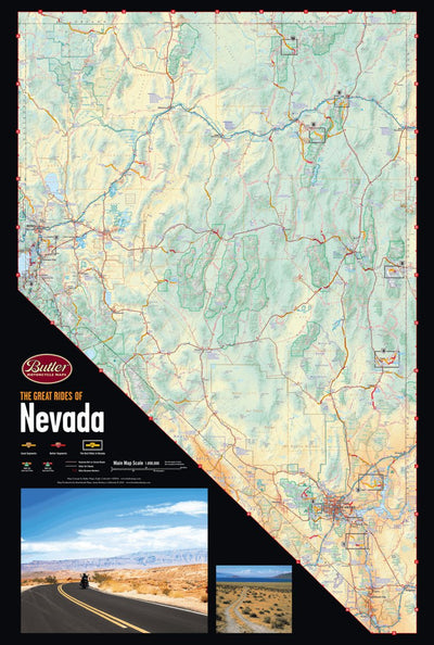 Butler Motorcycle Maps Nevada G1 Series bundle
