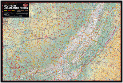 Butler Motorcycle Maps Southern Mid-Atlantic States G1 Series bundle