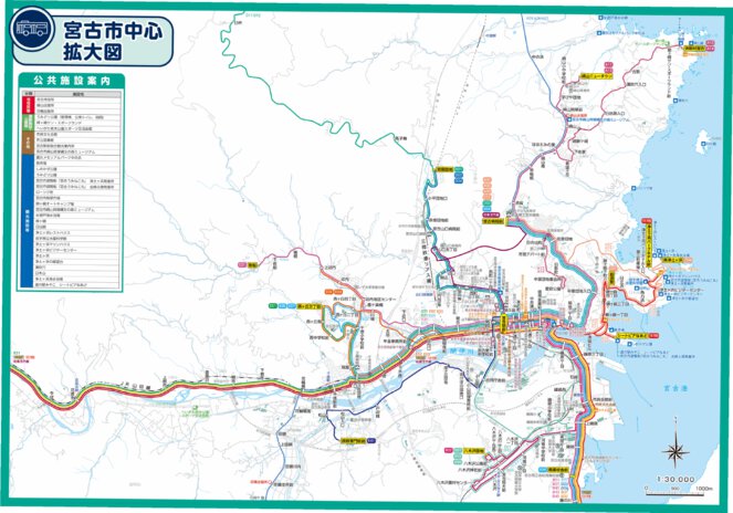 宮古市全域公共交通マップ Map by Buyodo corp. | Avenza Maps