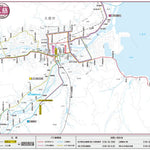 Buyodo corp. 岩手県バス路線図「久慈」 digital map