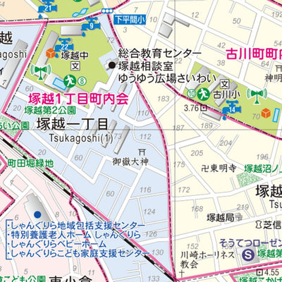 Buyodo corp. 川崎市幸区防災マップ digital map