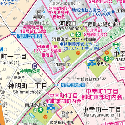 Buyodo corp. 川崎市幸区防災マップ digital map