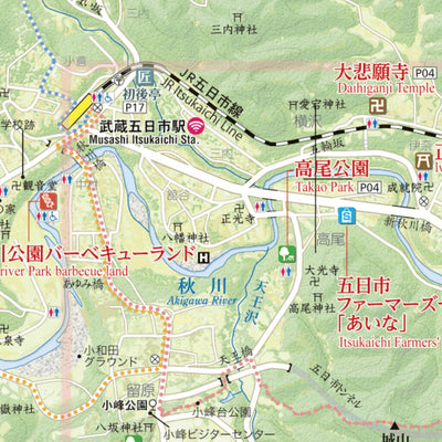 Buyodo corp. 秋川渓谷総合マップ digital map
