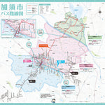 Buyodo corp. 加須市バス路線図 digital map