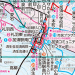 Buyodo corp. 加須市バス路線図 digital map
