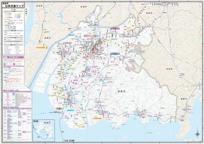 Buyodo corp. 西尾市公共交通マップ digital map