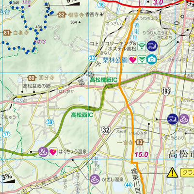 Buyodo corp. 香川県サイクリングマップ digital map