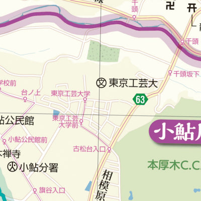Buyodo corp. 厚木市 健康・交流のみち digital map