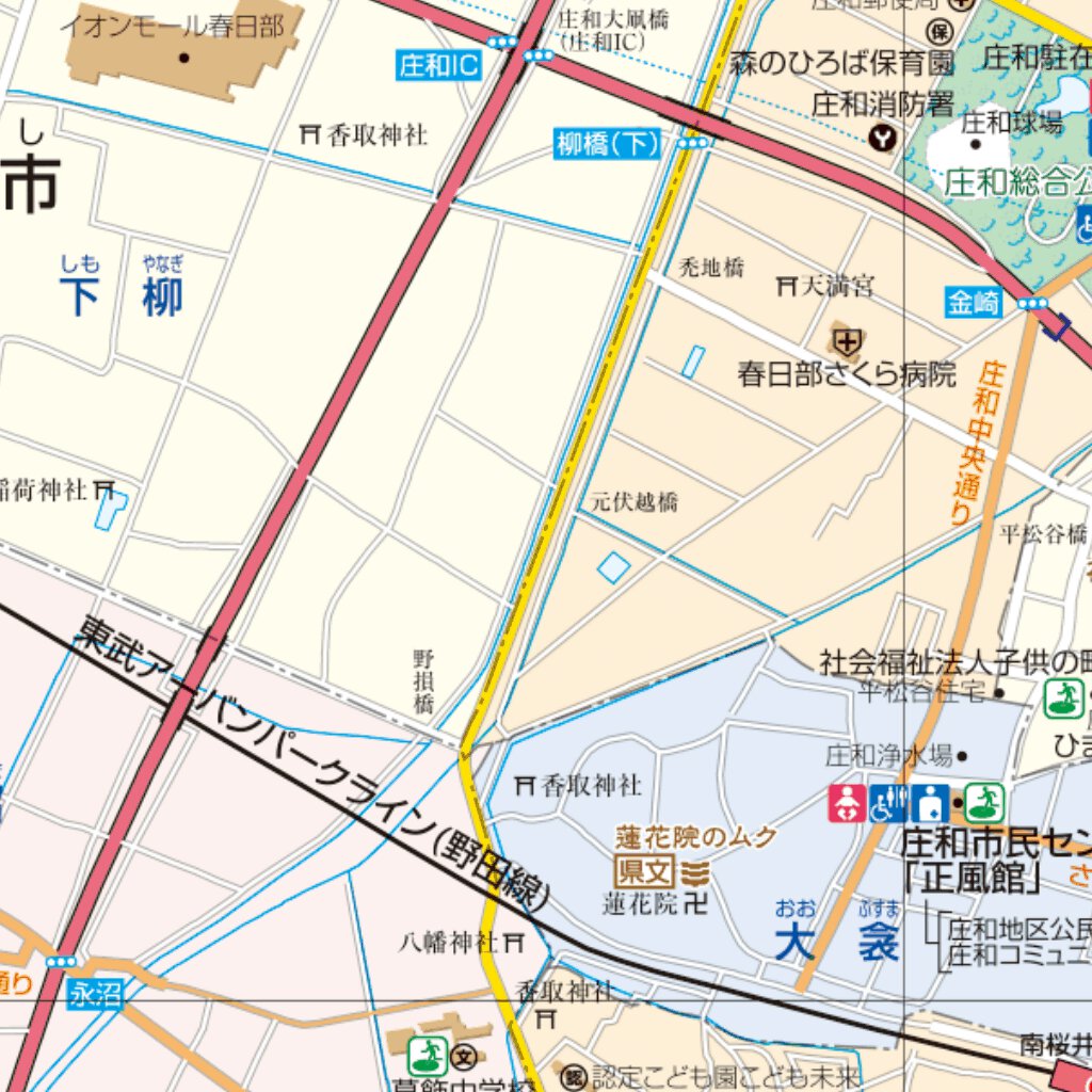 かすかべガイドマップ Map by Buyodo corp. | Avenza Maps
