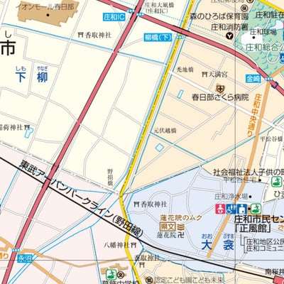 Buyodo corp. かすかべガイドマップ digital map
