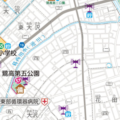 Buyodo corp. 越谷市避難場所・避難所マップ digital map