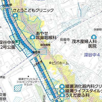 Buyodo corp. 綾瀬市防災ハザードマップ digital map