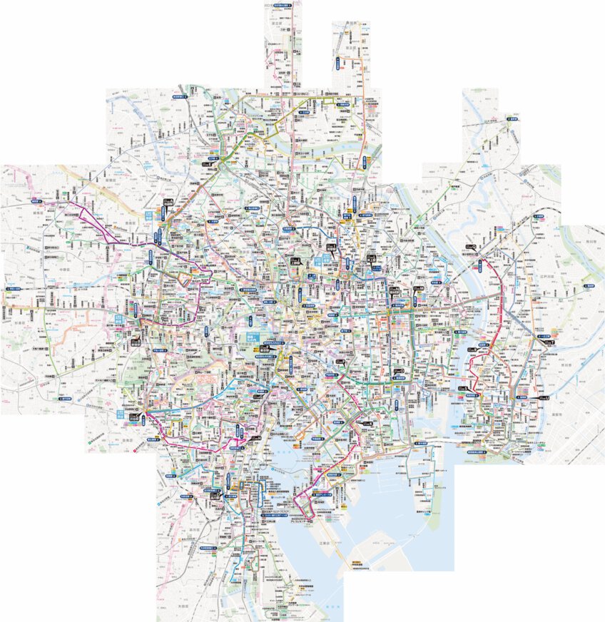 都バス路線図「みんくるガイド」 Map by Buyodo corp. | Avenza Maps