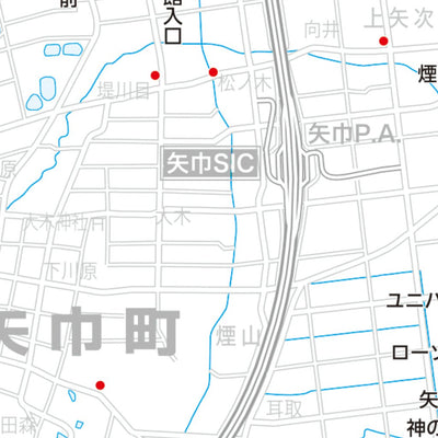 Buyodo corp. 矢巾町公共交通マップ digital map