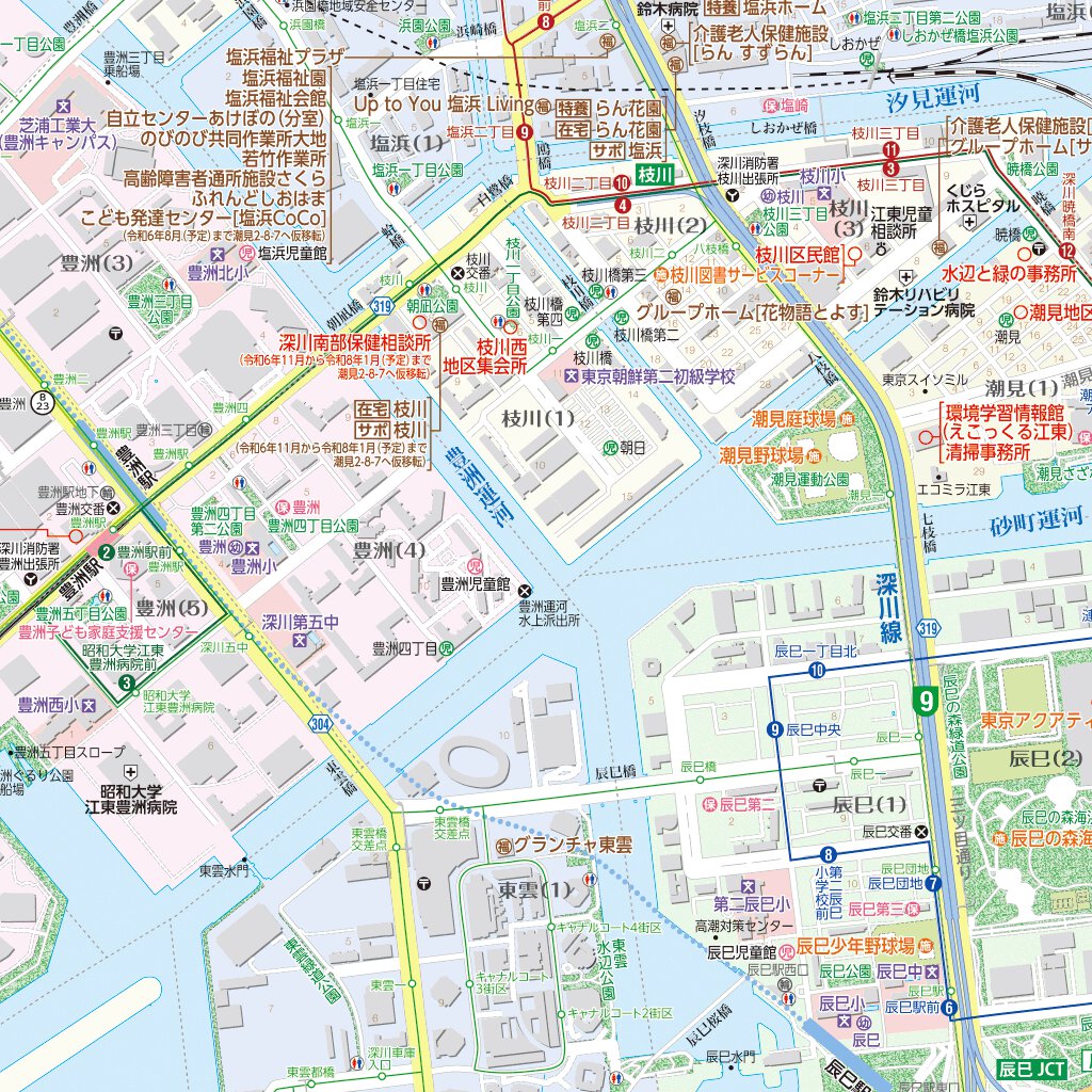 江東区マップ2024 Map by Buyodo corp. | Avenza Maps