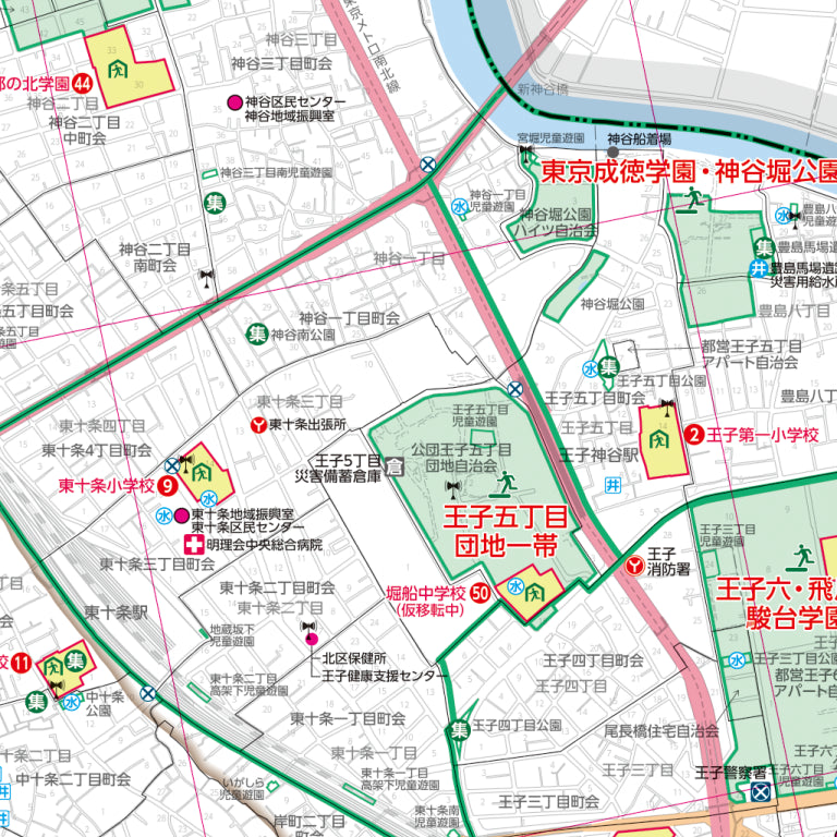 北区防災地図 Map by Buyodo corp. | Avenza Maps