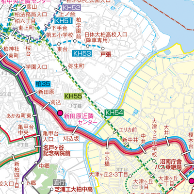 柏市バス路線図 Preview 2