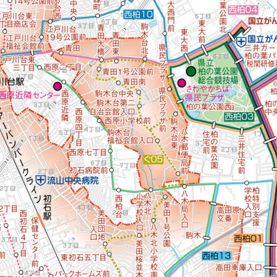 柏市バス路線図 Preview 3