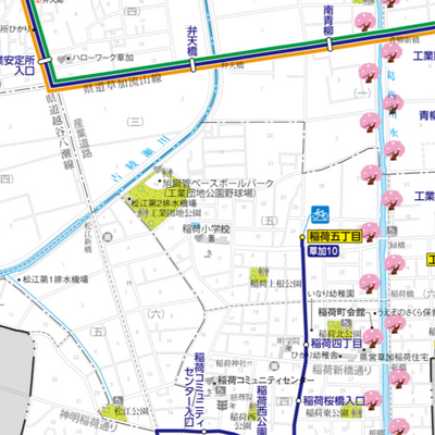 草加市公共交通利用ガイド Preview 2