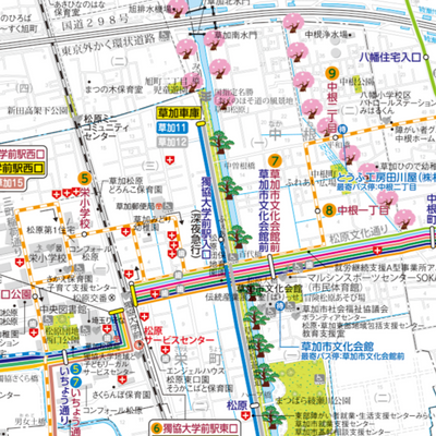 草加市公共交通利用ガイド Preview 3