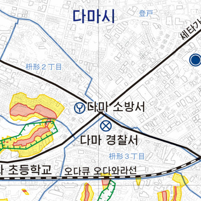 가와사키시 토사 재해 위험지도 타마구 Preview 2