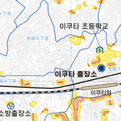 가와사키시 토사 재해 위험지도 타마구 Preview 3