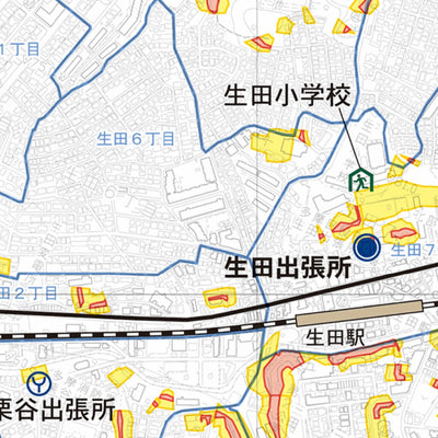 川崎市土砂災害ハザードマップ 多摩区 Preview 3
