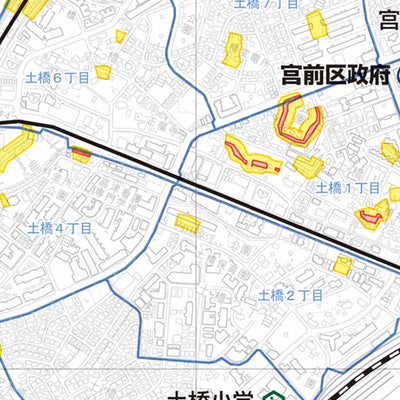 川崎市山体滑坡灾害地图 宫前区 Preview 2