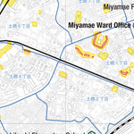Kawasaki City landslide hazard map for Miyamae ward Preview 2