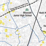 Kawasaki City landslide hazard map for Miyamae ward Preview 3