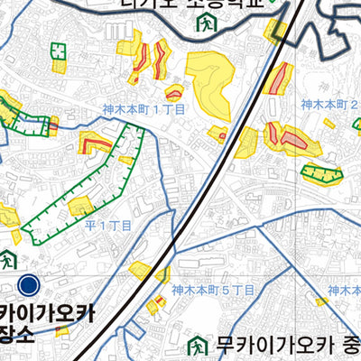 가와사키시 토사 재해 해저드 맵 미야마에구 Preview 3