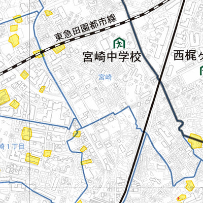 川崎市土砂災害ハザードマップ 宮前区 Preview 3