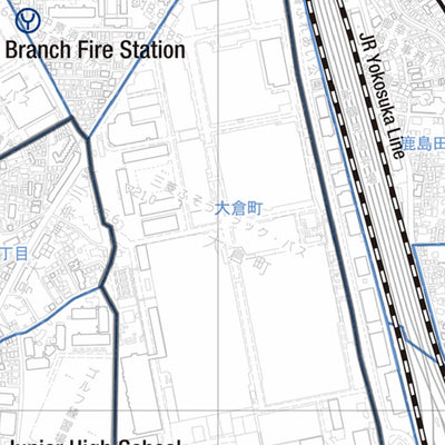 Kawasaki City landslide hazard map for Saiwai and Nakahara wards Preview 2