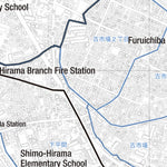 Kawasaki City landslide hazard map for Saiwai and Nakahara wards Preview 3