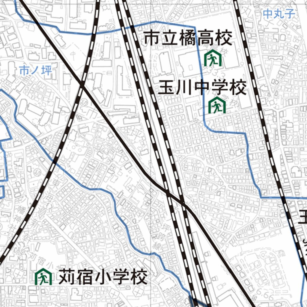川崎市土砂災害ハザードマップ 幸区・中原区 Map by Buyodo corp. | Avenza Maps