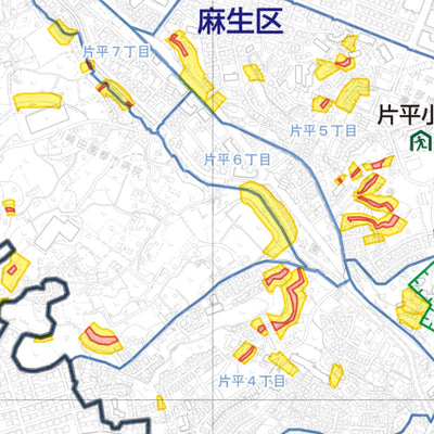 川崎市山体滑坡灾害地图 麻生区 Preview 2