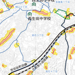 川崎土砂災害ハザードマップ 麻生区 Preview 3