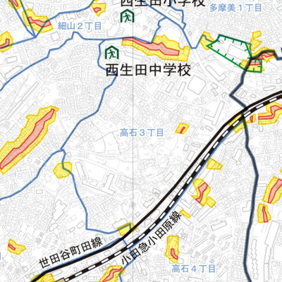 川崎土砂災害ハザードマップ 麻生区 Preview 3