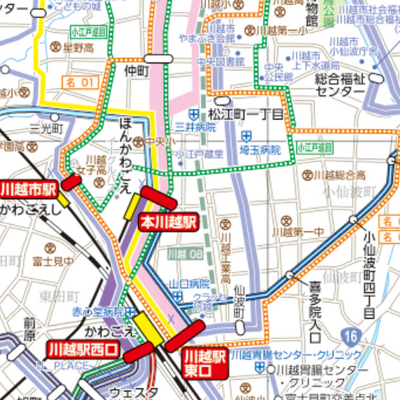 川越市バスマップ Preview 3