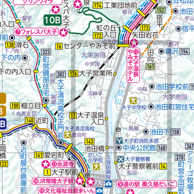 大子町公共交通マップ Preview 3
