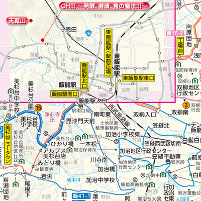 飯能市公共交通マップ Preview 3