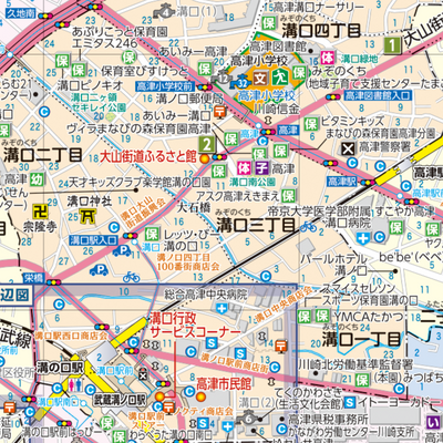 高津区総合ガイドマップ Preview 3