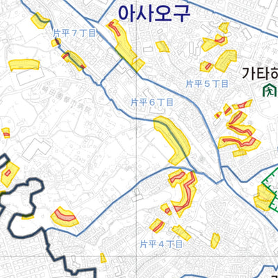 가와사키시 토사 재해 위험지도 아소 구 Preview 2