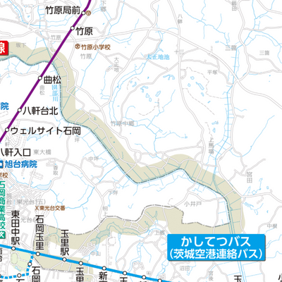 石岡市公共交通マップ Preview 2