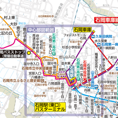 石岡市公共交通マップ Preview 3