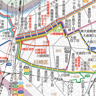 かわさき市バスマップ Preview 3