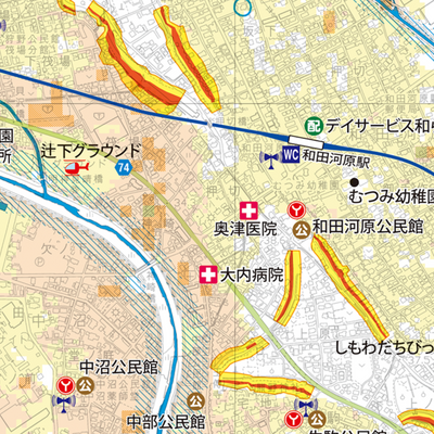 南足柄市防災ハザードマップ Preview 3
