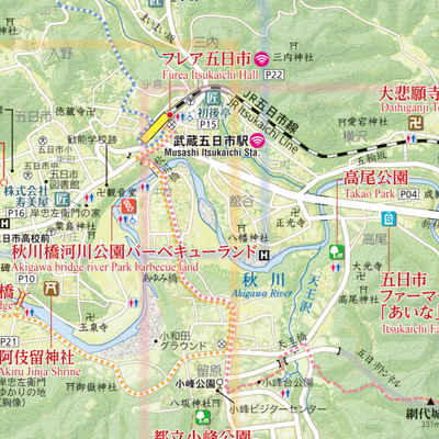秋川渓谷総合マップ Preview 2